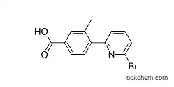 Molecular Structure of 1020718-68-6 (4-(6-Bromo-pyridin-2-yl)-3-methyl-benzoicacid)